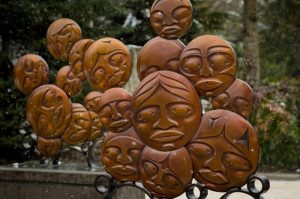 Susan Point Sculpture by Mike Crane