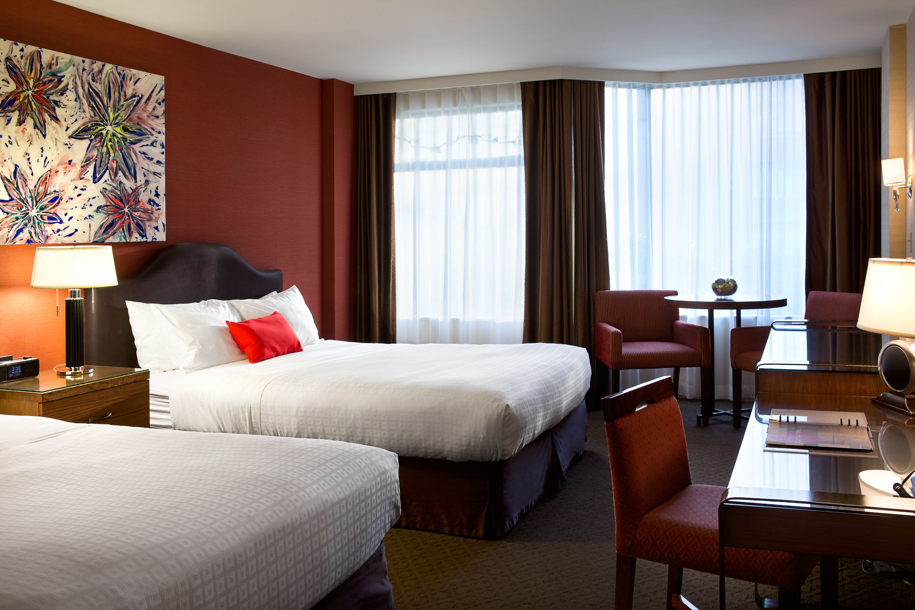 bedroom at hotel
