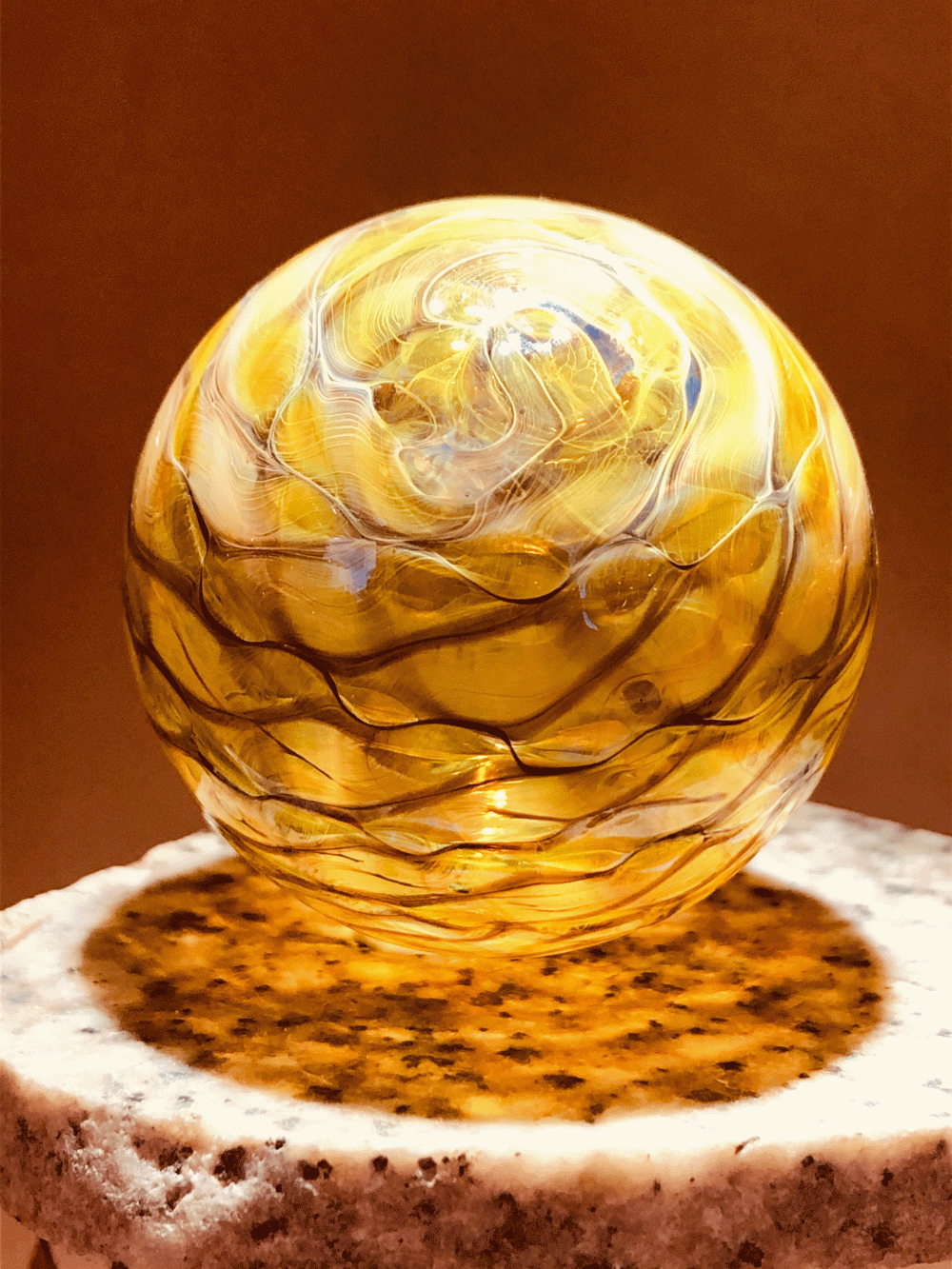 Honey2-blown-glass-spheres-by-Diane-Brinton-Flow-Studio-Design Honey2-blown-glass-spheres-by-Diane-Brinton-Flow-Studio-Design