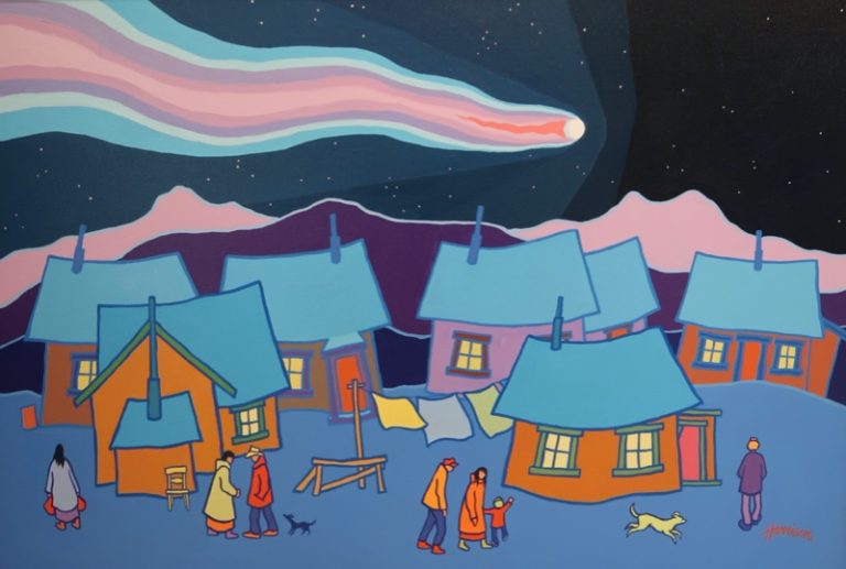 Harrison-Celestial-Visitor-24x36-ac-1991-front Harrison-Celestial-Visitor-24x36-ac-1991-front