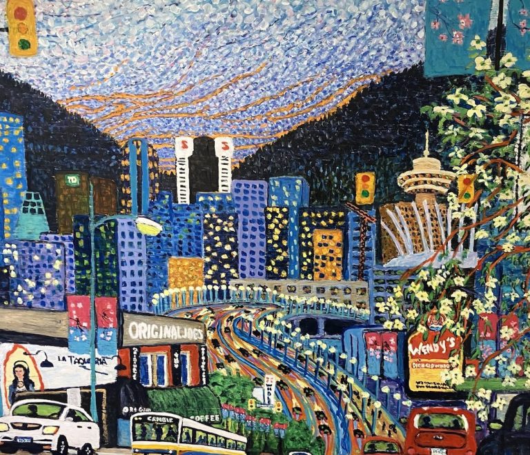 Artist Tom Antil Cambie Bridge from 12th  768x660