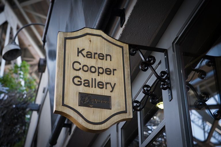 Karen Cooper Gallery Sign 768x512