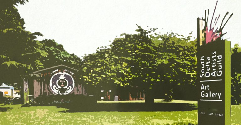 South Delta Artists Guild Sign Exterior 768x399