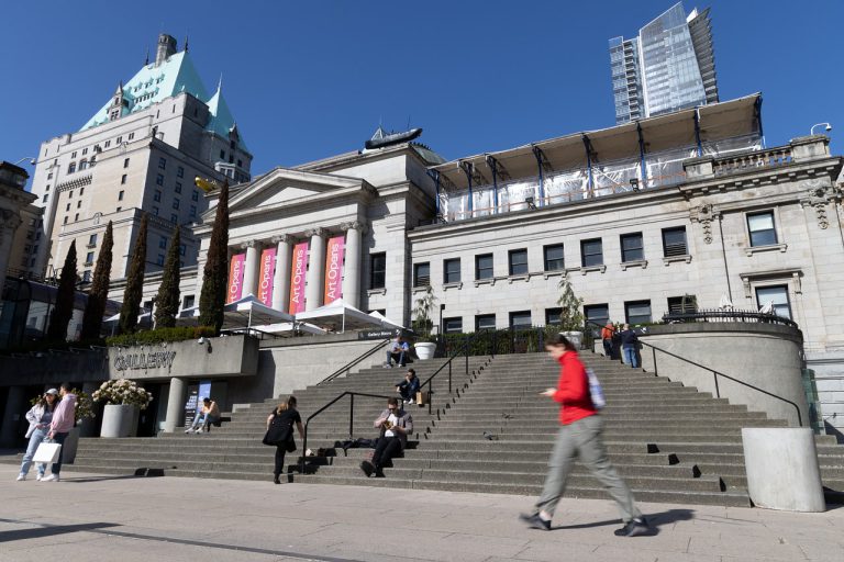 Vancouver Art Gallery exterior Spring 2023. Photography courtesy Vancouver Art Gallery 768x512