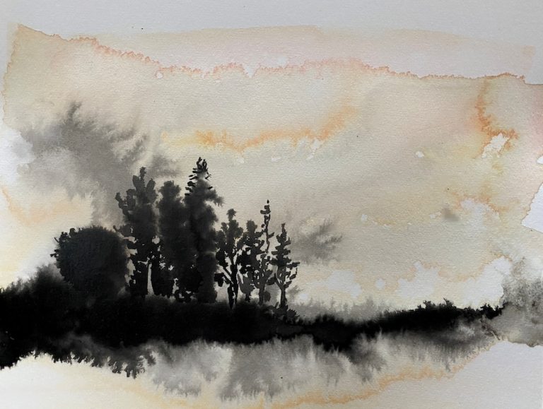 ink wash landscape 768x579